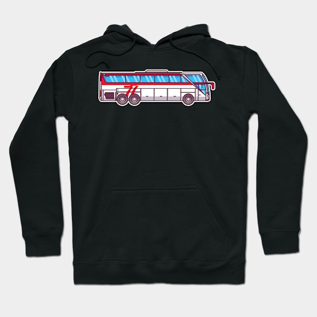 YELLOW TOURISM BUS Hoodie by B&E